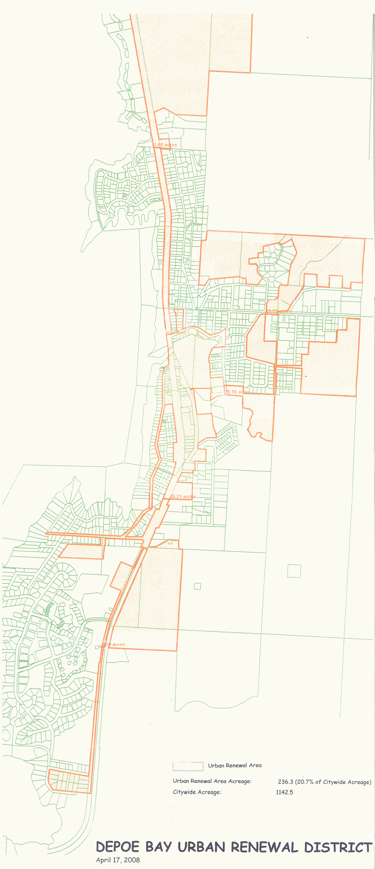 Urban Renewal District Map